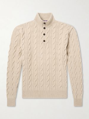 Cable-Knit Cashmere Sweater