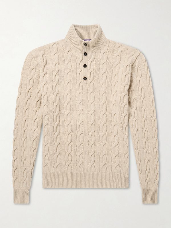 Cable-Knit Cashmere Sweater