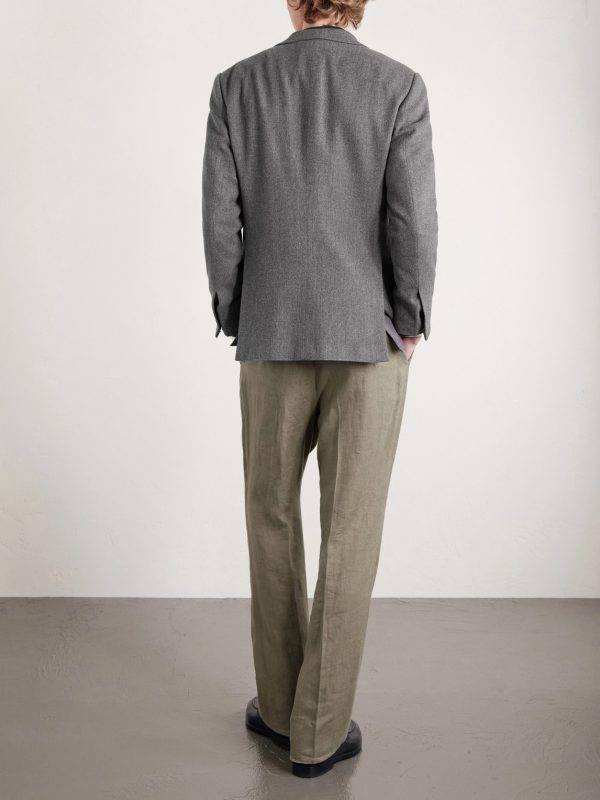 Herringbone Wool Jacket - BK Herringbone Wool Jacket - BK