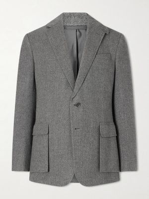 Herringbone Wool Jacket Herringbone Wool Jacket