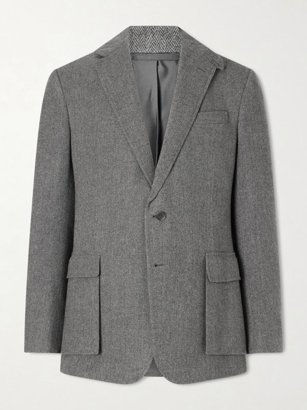 Herringbone Wool Jacket Herringbone Wool Jacket