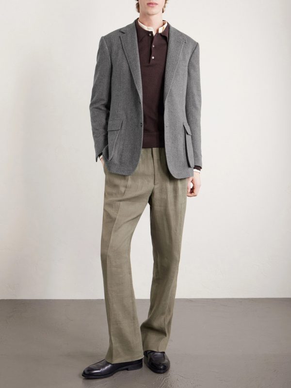Herringbone Wool Jacket - OU Herringbone Wool Jacket - OU