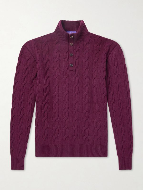 Cable-Knit Cashmere Sweater