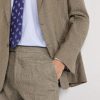 Checked Silk, Wool and Cashmere-Blend Suit Jacket - E2 Checked Silk, Wool and Cashmere-Blend Suit Jacket - E2