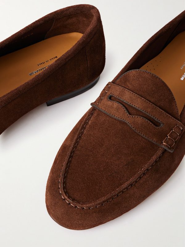 Suede Penny Loafers - CU Suede Penny Loafers - CU