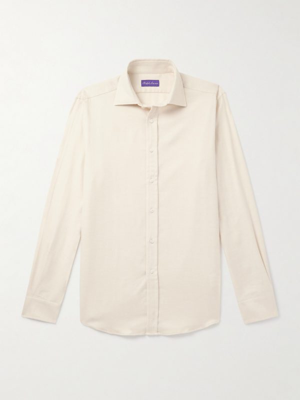 Aston Herringbone Cotton Shirt