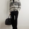 Shawl-Collar Cashmere-Jacquard Cardigan - OU Shawl-Collar Cashmere-Jacquard Cardigan - OU