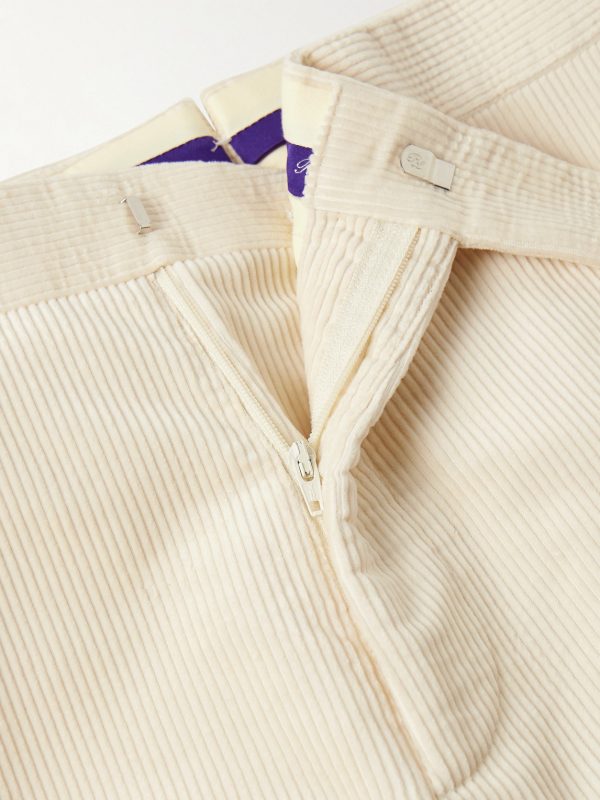 Gregory Straight-Leg Cotton-Corduroy Trousers - E1 Gregory Straight-Leg Cotton-Corduroy Trousers - E1
