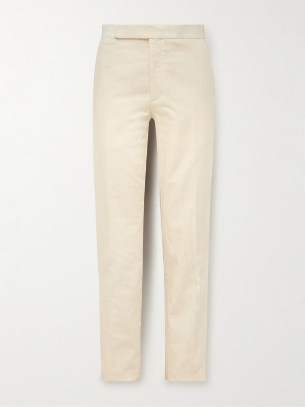Gregory Straight-Leg Cotton-Corduroy Trousers Gregory Straight-Leg Cotton-Corduroy Trousers