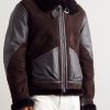 Lutton Aviator Leather-Trimmed Shearling Jacket - FR Lutton Aviator Leather-Trimmed Shearling Jacket - FR