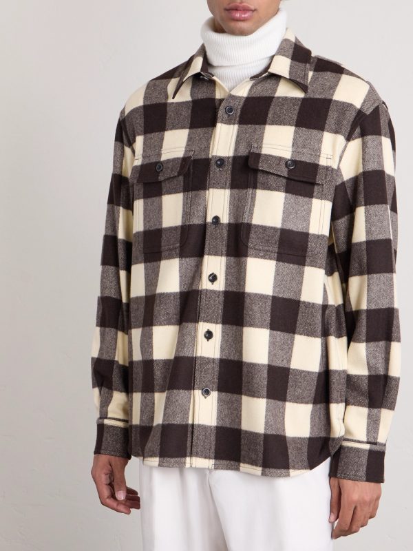 Gable Checked Wool Shirt - FR