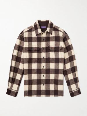 Gable Checked Wool Shirt Gable Checked Wool Shirt