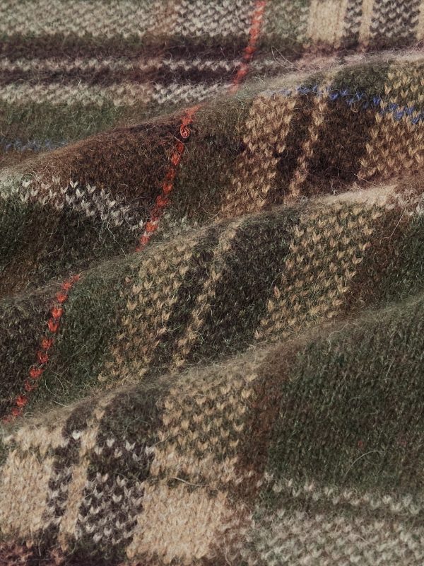 Checked Alpaca-Blend Sweater - CU