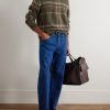 Checked Alpaca-Blend Sweater - OU