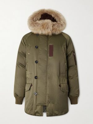 Shearling-Trimmed Shell Down Jacket Shearling-Trimmed Shell Down Jacket