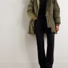 Shearling-Trimmed Shell Down Jacket - OU Shearling-Trimmed Shell Down Jacket - OU