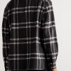 Gable Checked Wool-Flannel Shirt - BK Gable Checked Wool-Flannel Shirt - BK