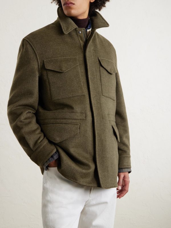 Ripley Wool and Cashmere-Blend Jacket - FR