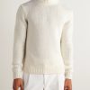 Ribbed Cashmere Rollneck Sweater - FR Ribbed Cashmere Rollneck Sweater - FR