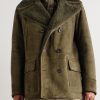 Double-Breasted Shearling Jacket - FR Double-Breasted Shearling Jacket - FR