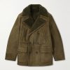 Double-Breasted Shearling Jacket Double-Breasted Shearling Jacket