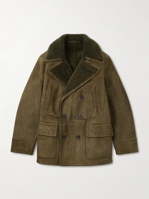Double-Breasted Shearling Jacket Double-Breasted Shearling Jacket