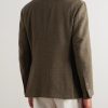 Hadley Brushed Cashmere and Wool-Blend Blazer - BK Hadley Brushed Cashmere and Wool-Blend Blazer - BK