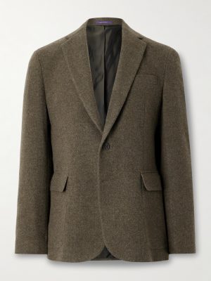 Hadley Brushed Cashmere and Wool-Blend Blazer Hadley Brushed Cashmere and Wool-Blend Blazer