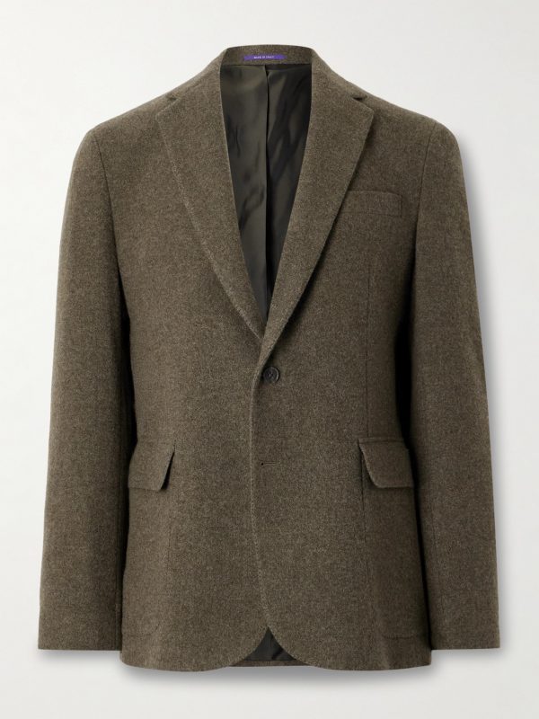 Hadley Brushed Cashmere and Wool-Blend Blazer Hadley Brushed Cashmere and Wool-Blend Blazer