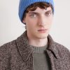 Ribbed Cashmere Beanie - OU Ribbed Cashmere Beanie - OU