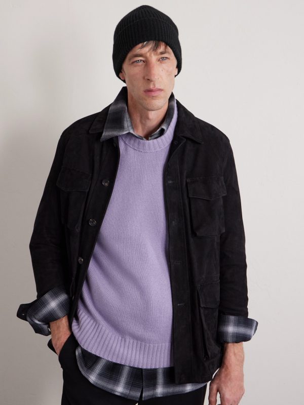 Ribbed Cashmere Beanie - OU Ribbed Cashmere Beanie - OU
