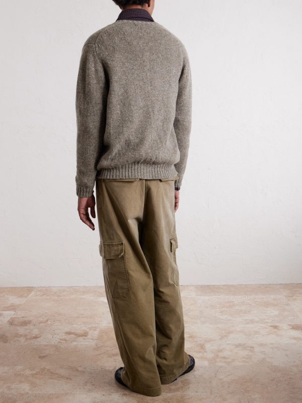 Virgin Wool Cardigan - BK