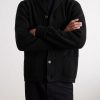 Duncan Shawl-Collar Ribbed Merino Wool and Cashmere-Blend Cardigan - FR Duncan Shawl-Collar Ribbed Merino Wool and Cashmere-Blend Cardigan - FR
