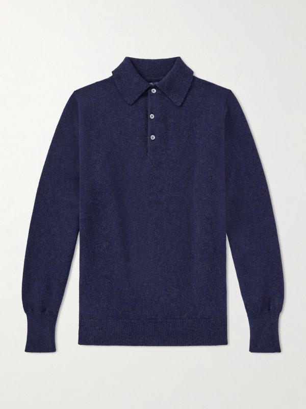 Wool Polo Sweater