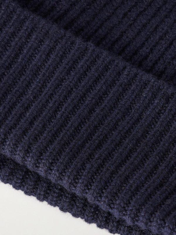 Ribbed Cashmere Beanie - CU Ribbed Cashmere Beanie - CU