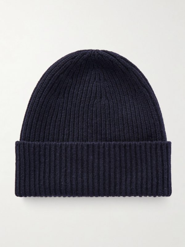 Ribbed Cashmere Beanie Ribbed Cashmere Beanie