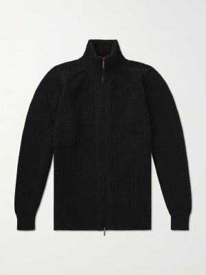 Zack Ribbed Cashmere Cardigan Zack Ribbed Cashmere Cardigan
