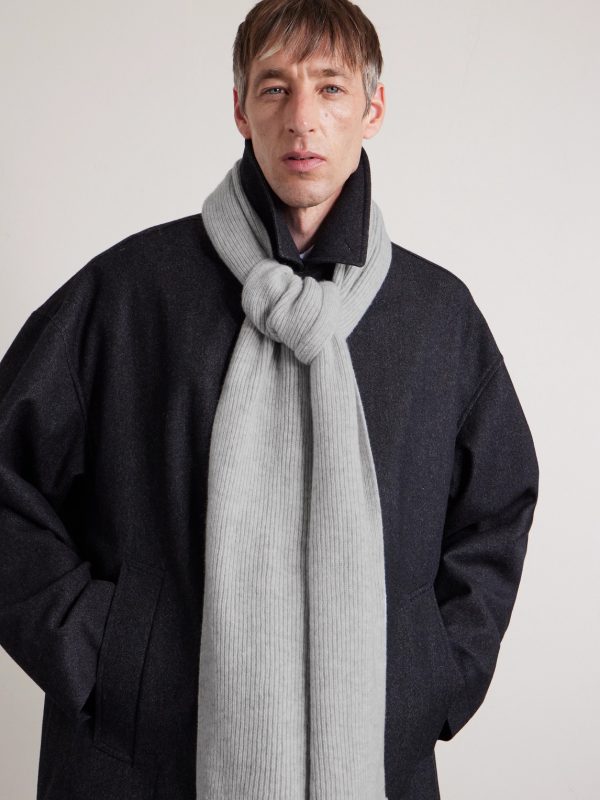 Ribbed Cashmere Scarf - FR