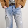Straight-Leg Distressed Jeans - CU Straight-Leg Distressed Jeans - CU