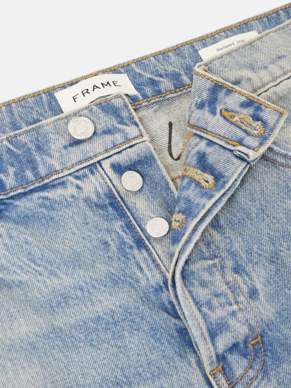 Straight-Leg Distressed Jeans - E1 Straight-Leg Distressed Jeans - E1