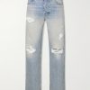 Straight-Leg Distressed Jeans Straight-Leg Distressed Jeans