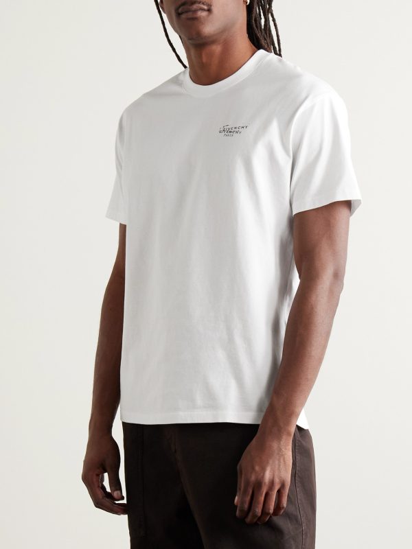 Logo-Print Cotton-Jersey T-Shirt - FR