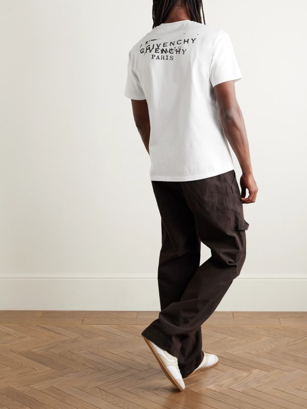 Logo-Print Cotton-Jersey T-Shirt - OU