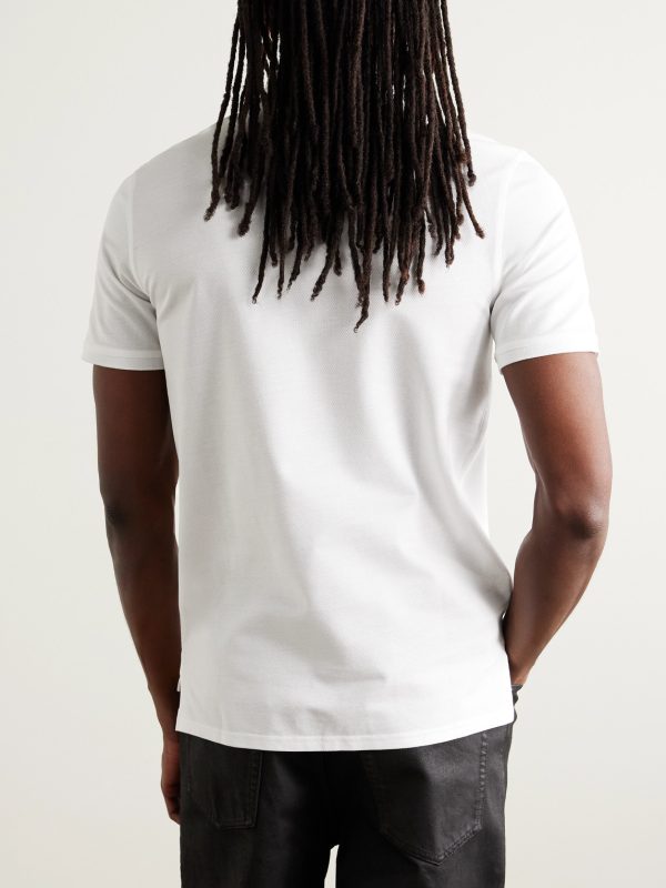 Cotton-Piqué Polo Shirt - BK