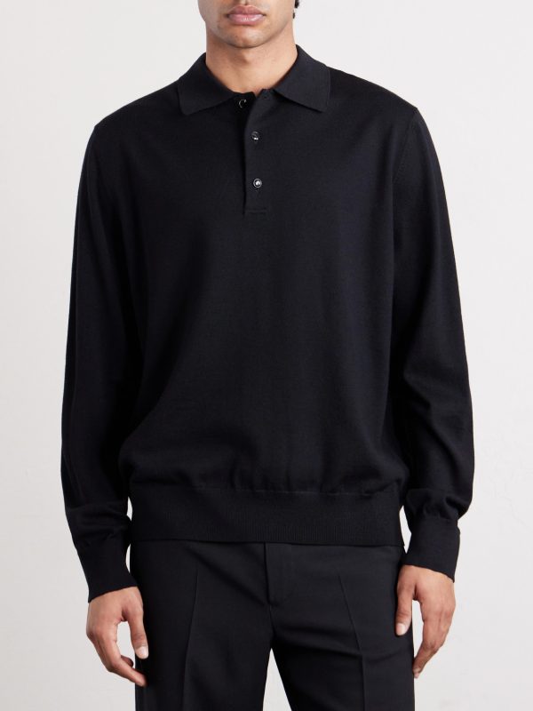 Wool Polo Sweater - FR Wool Polo Sweater - FR