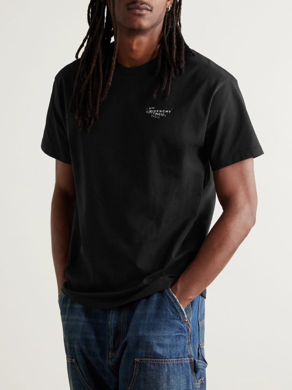 Logo-Print Cotton-Jersey T-Shirt - FR