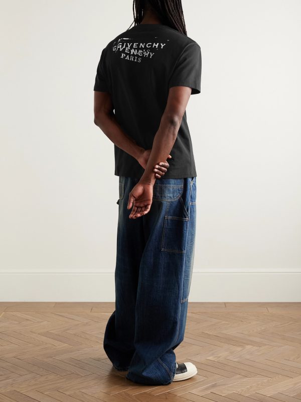 Logo-Print Cotton-Jersey T-Shirt - OU
