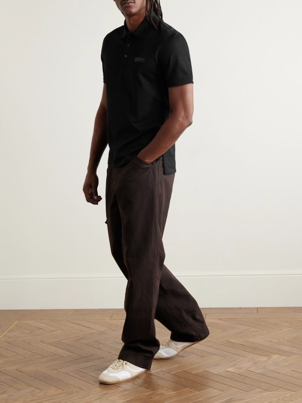 Cotton-Piqué Polo Shirt - OU