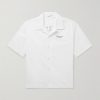 Convertible-Collar Logo-Print Cotton-Poplin Shirt Convertible-Collar Logo-Print Cotton-Poplin Shirt