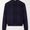 Checked Twill Varsity Jacket Checked Twill Varsity Jacket